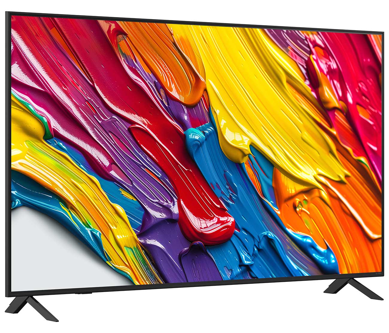 Front Left view of QNED82 Series TV
