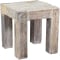Classic Home Giza End Table in Butterwood Blend