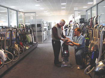 Abt Sales Specialist Tom helping a Customer