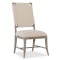 Hooker Furniture Affinity Greige Oak Sling Upholstered Side Dining Chair