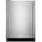 KitchenAid 5 Cu. Ft. Compact Undercounter Refrigerator Left Hinge 24-Inch Wide in Stainless Steel