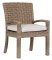 Sunset West Havana Dining Chair in Canvas Flax Sunbrella | Aged Tobacco