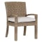 Sunset West Havana Dining Chair in Canvas Flax Sunbrella | Aged Tobacco