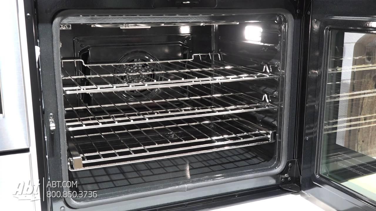 Watch Bosch 30" Benchmark Series Stainless Wall Oven HBLP451UC - Overview