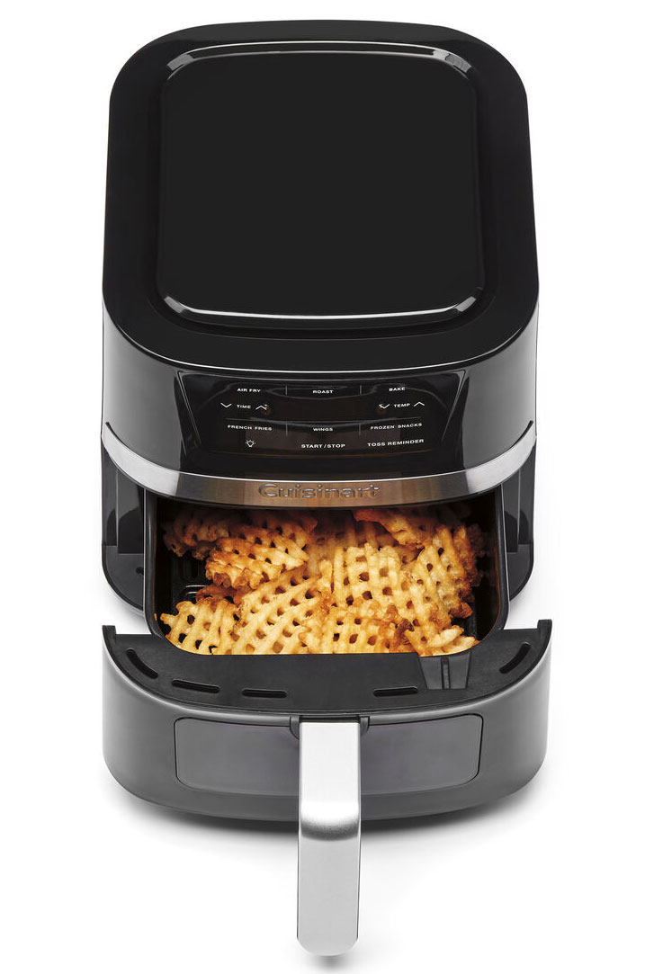 Front View of Cuisinart Air Fryer Opened