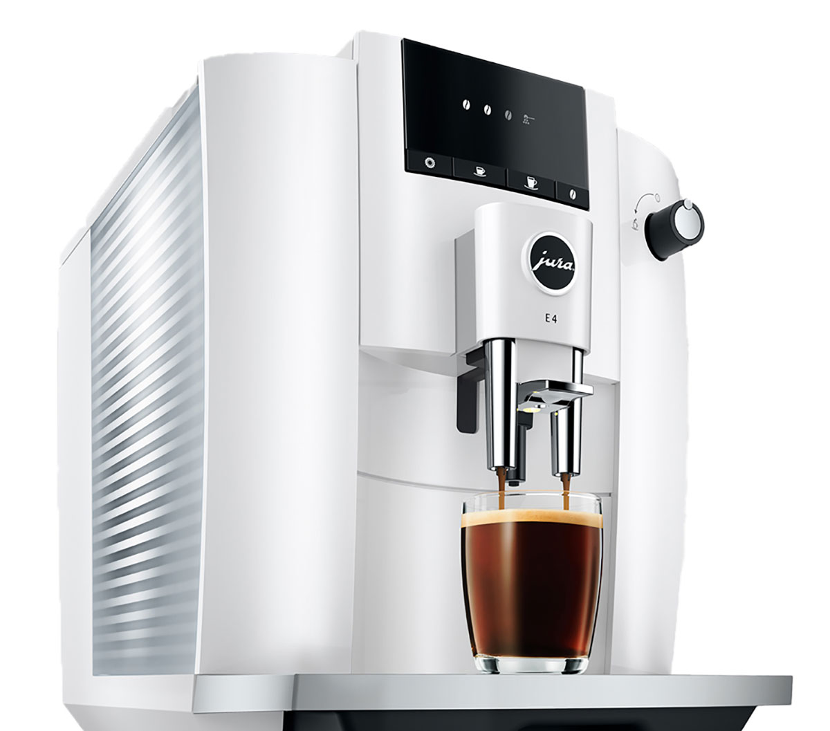 Lifestyle View of Jura E4 White Coffee Machine - 15560