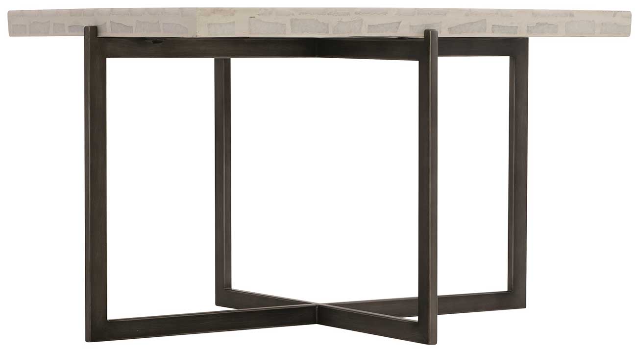 Bernhardt Stillwater Outdoor Rectangular Cocktail Table in Flint Grey