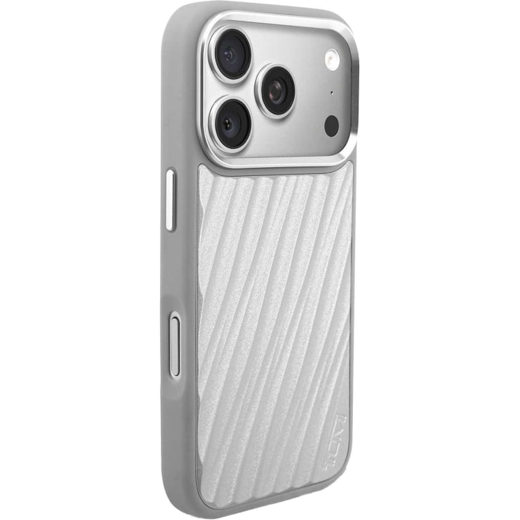 TUMI Aluminum iPhone 17 Pro Case in Silver - 1594071776 TUMI Aluminum iPhone 17 Pro Case in Silver - 1594071776
