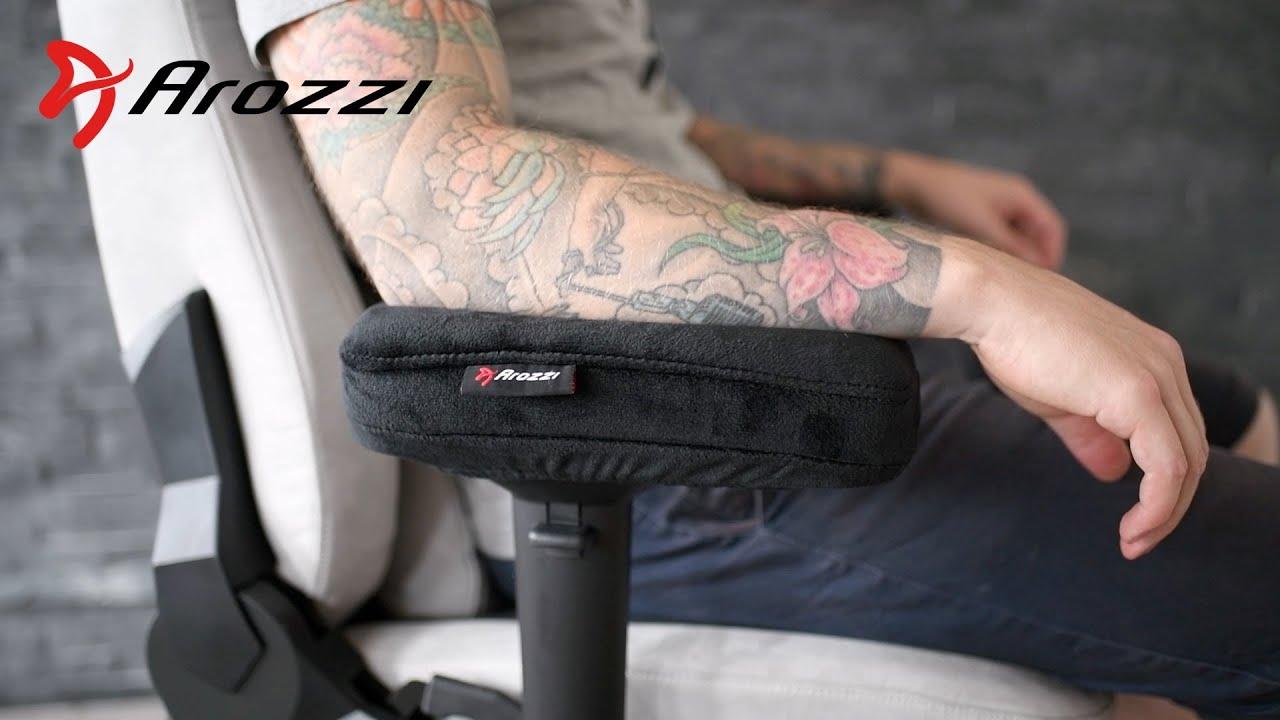 Watch Arozzi | Memory Foam Armrest Pillows - Features
