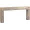 Classic Home Giza Beam Console Table in Butterwood Blend