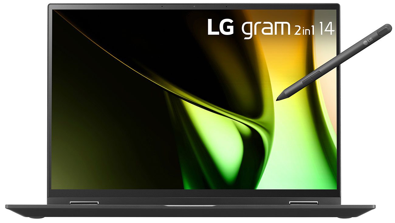 Front View of LG Laptop