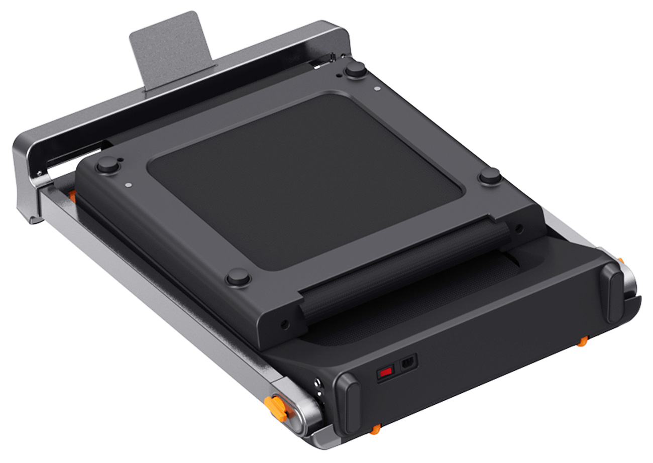 Top folded view of the treadmill