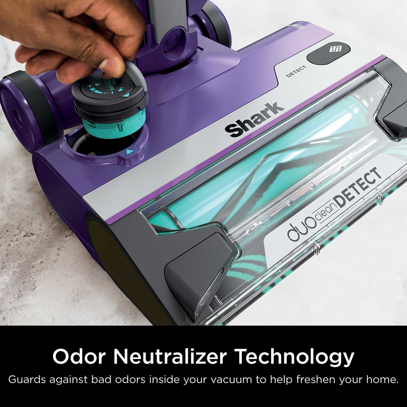 Shark PowerDetect Ultra-Light Corded Stick Vacuum Odor Neutralizer Detail