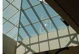 Abt Wind Turbine seen through Atrium Mall