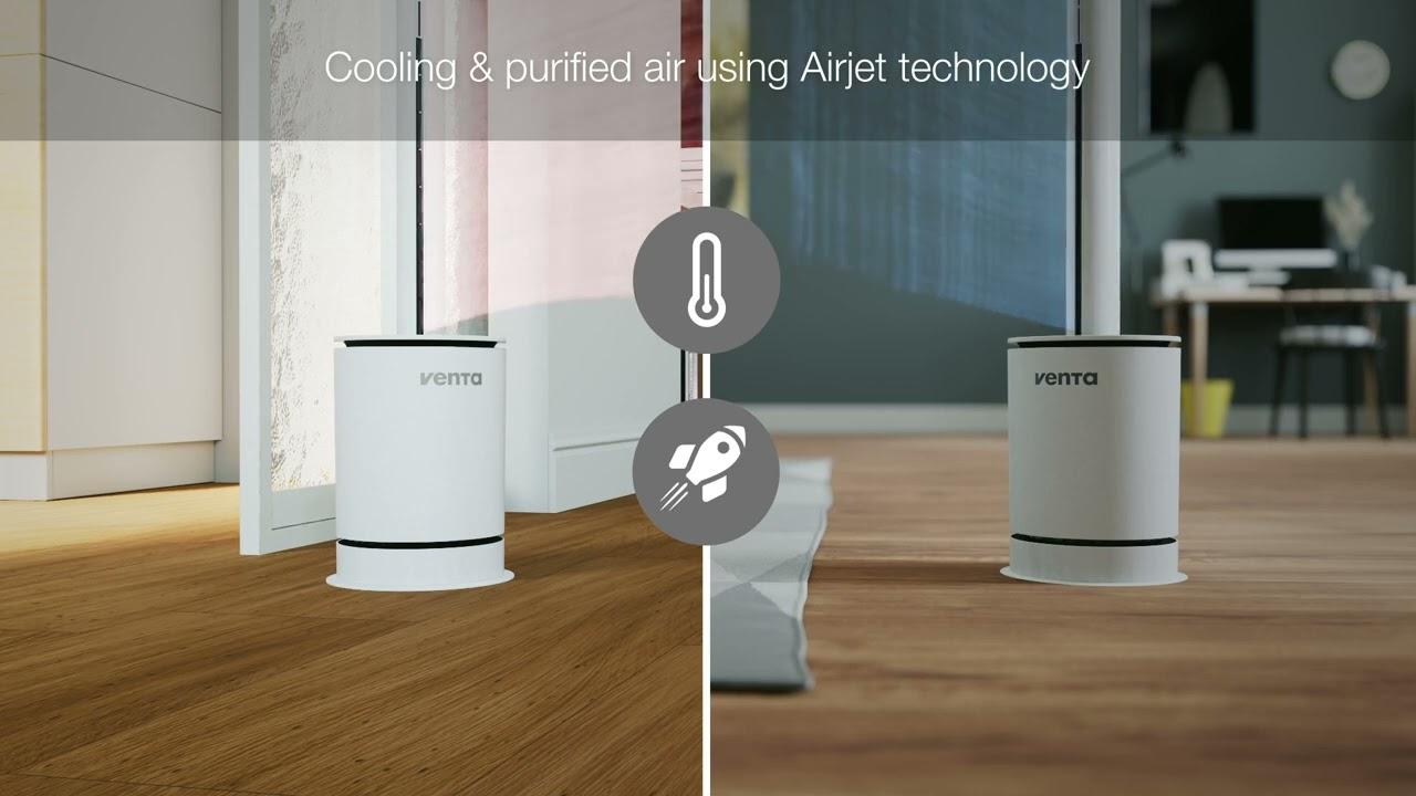 Watch Venta AP100 3-in-1 Hybrid Air Purifier with Heating and Cooling Functions