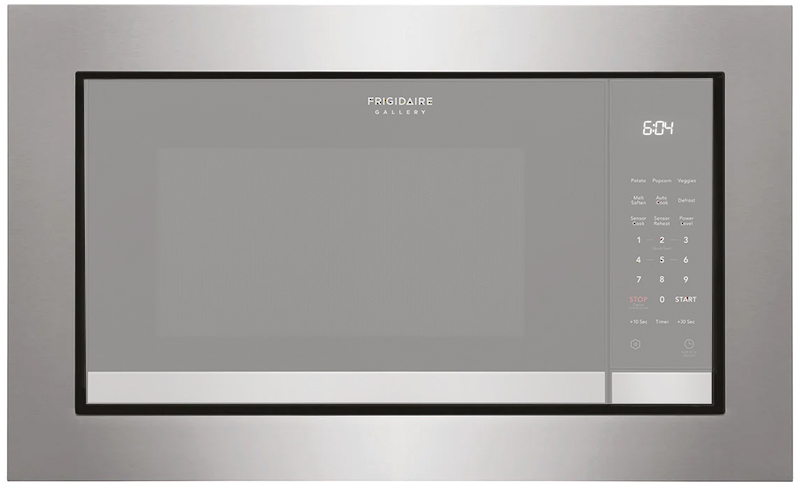 Front view of Frigidaire Gallery 30" Stainless Steel Microwave Trim Kit