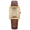Raymond Weil Toccata Quartz Champagne Dial Brown Leather Strap Watch, 28mm