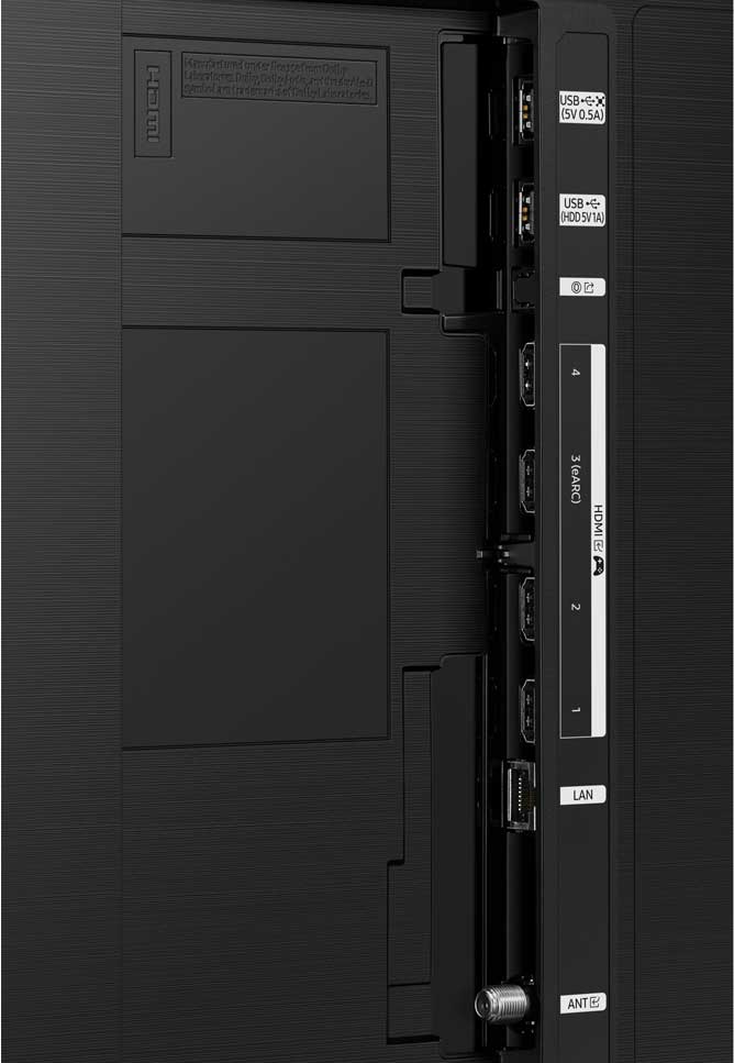 Close Up View Of TV Ports