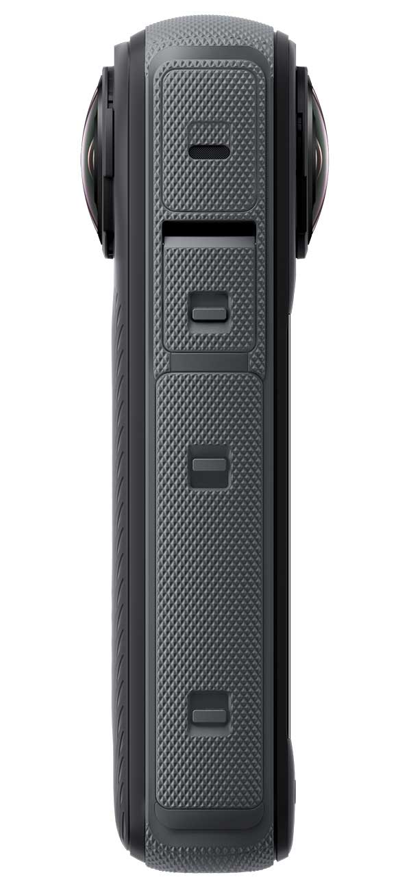 Right Side view of Insta 360 Action Camera
