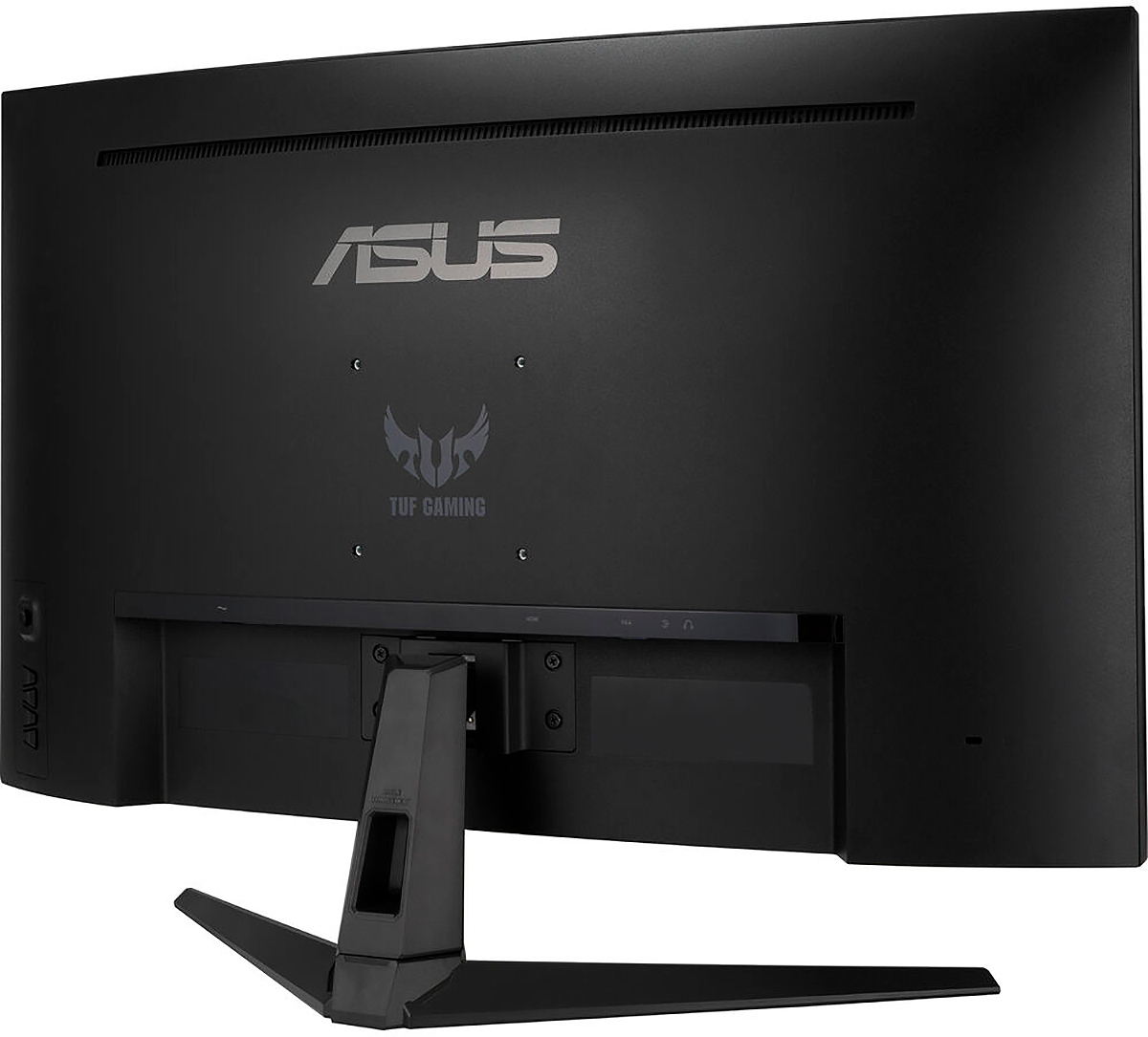 Back View of Asus Curved Gaming Monitor