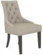 Canadel Dining Chair 318 in Davy's Grey | 6T Sunbrella - CNN0318A6T59ANA
