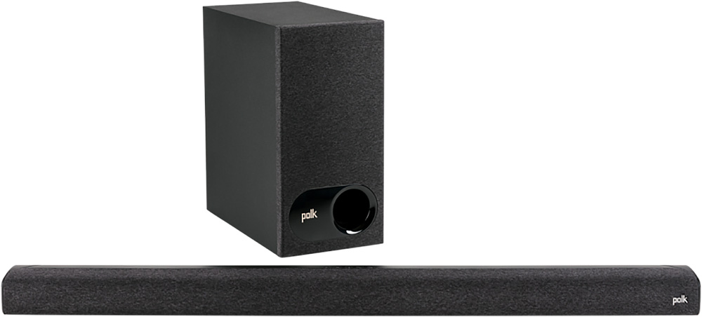 Front image of Polk Audio soundbar system