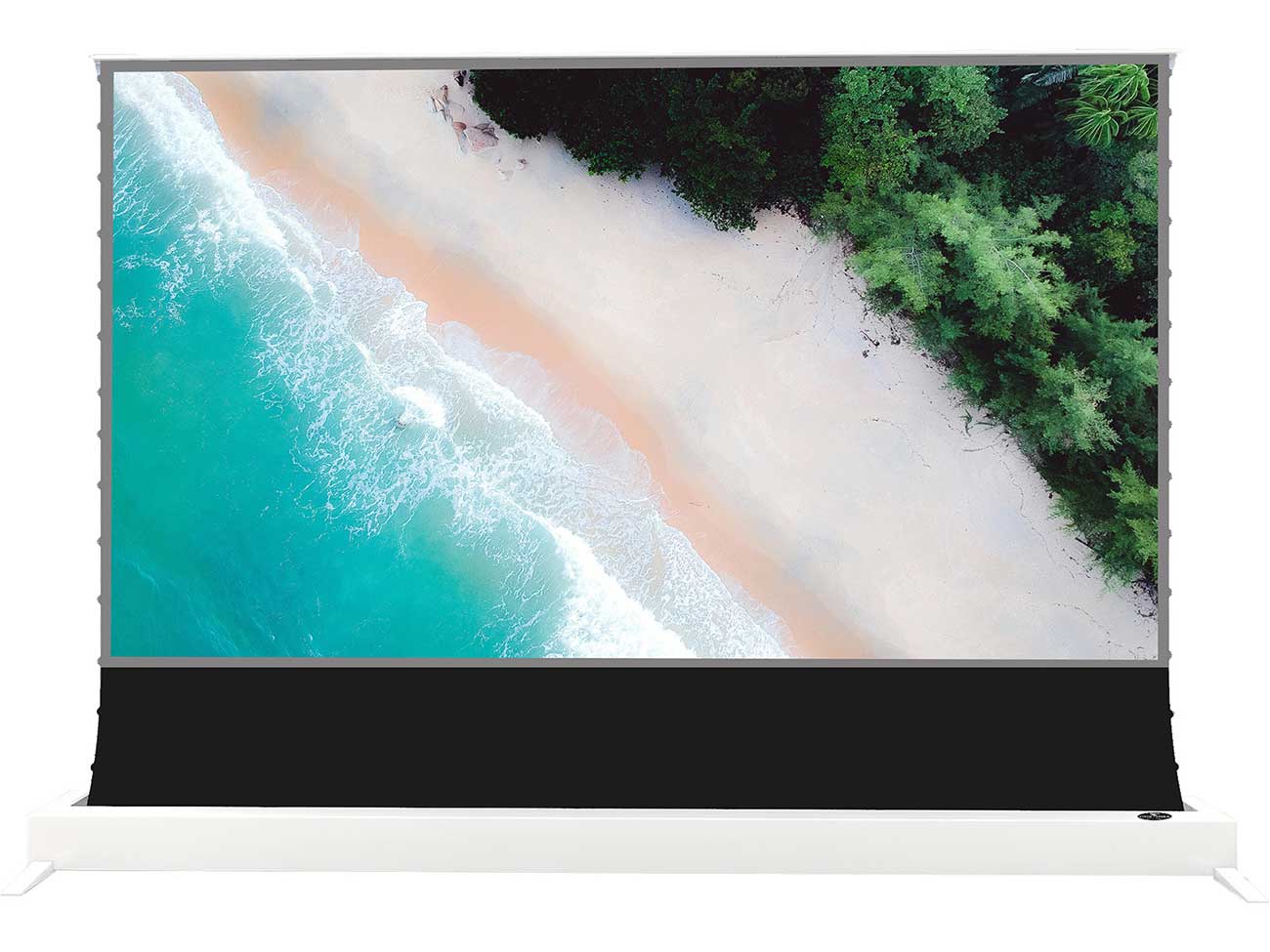 Front View of 120" The Premiere Rollable Screen
