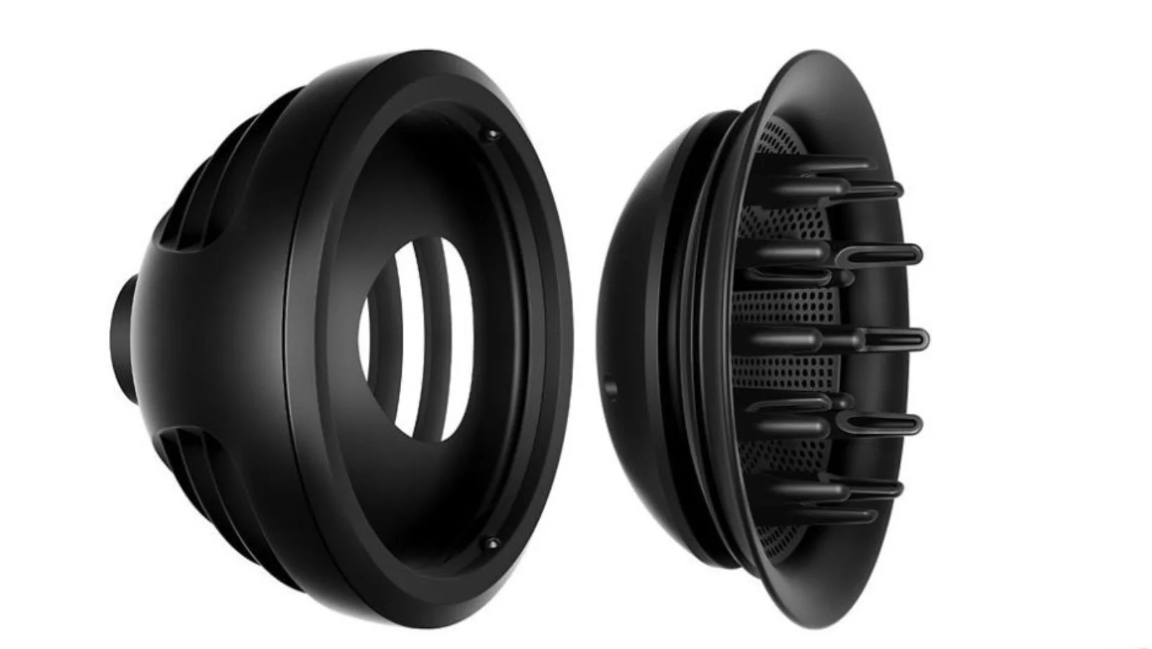 side view of the Dyson Wave + Curl diffuser