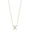 Roberto Coin 18K Yellow Gold Tiny Treasures Love Letter X Pendant With Diamonds