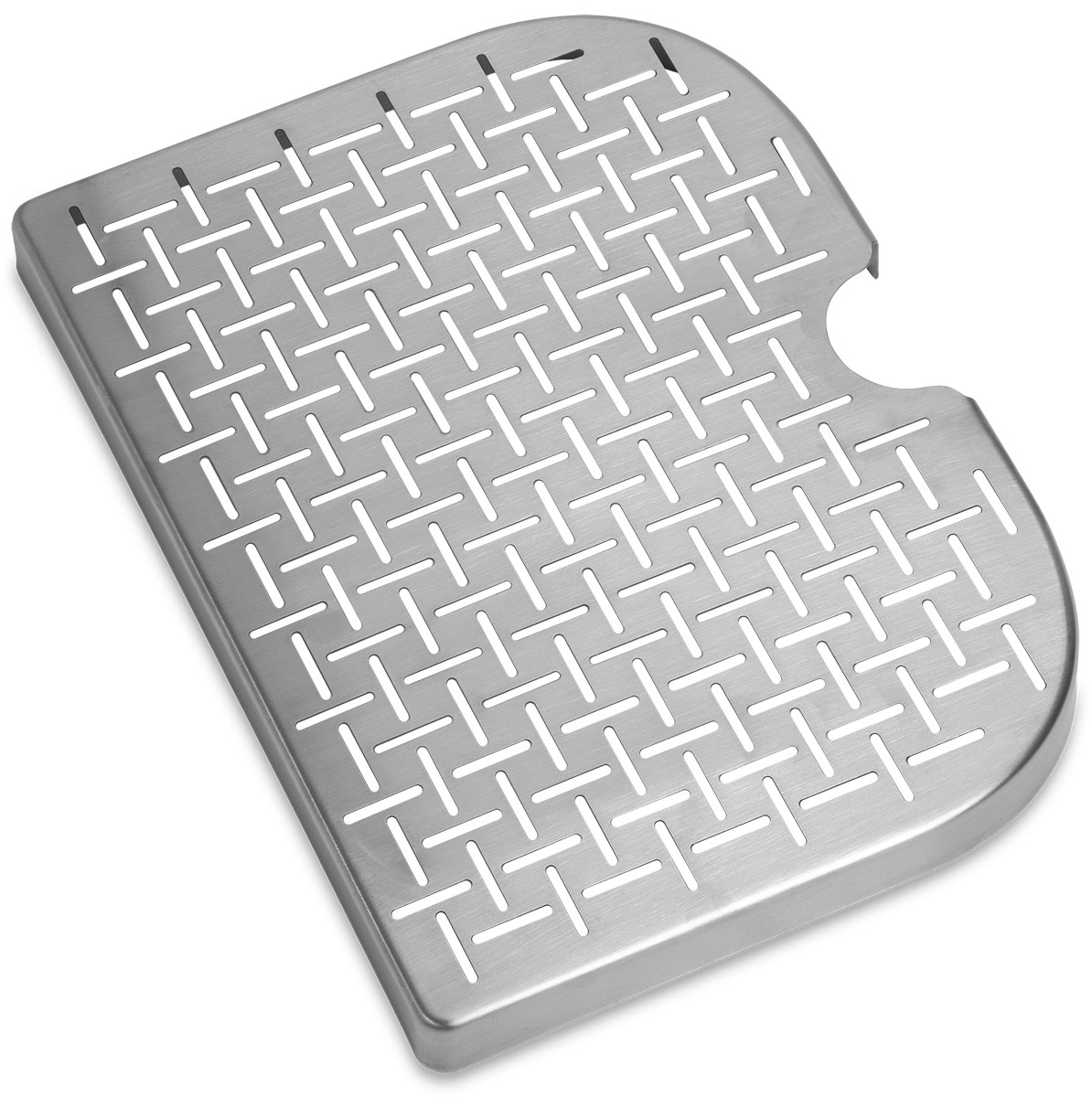 Removable Metal Steam Pan for a Weber Portable Grill
