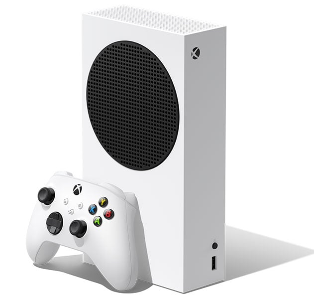 Angle View of Microsoft Xbox