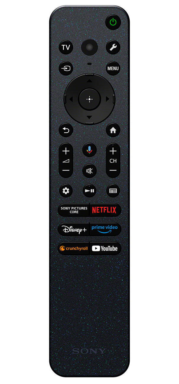 Top View of Sony Bravia 3 4K TV Remote