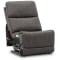 Flexsteel Carter Armless Power Recliner with Power Headrest and Lumbar in Smoke Fabric