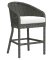 Sunset West Cabo Counter Stool in Soothe Pearl Sunbrella | Kahlua