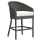Sunset West Cabo Counter Stool in Soothe Pearl Sunbrella | Kahlua