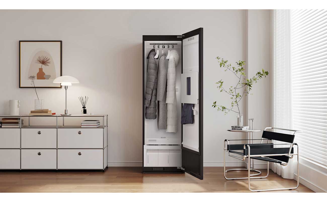 LG Styler Smart Steam Closet in Home Setting Detail 1