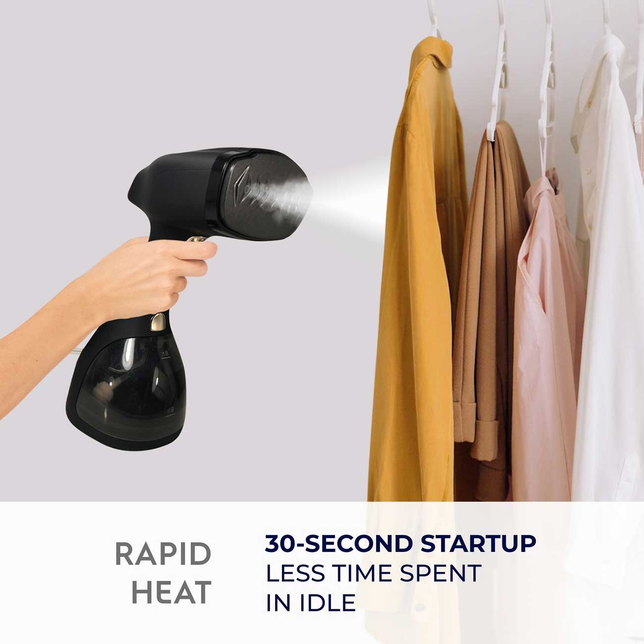 Electrolux Portable Handheld Garment/Fabric Steamer Rapid Heating Detail