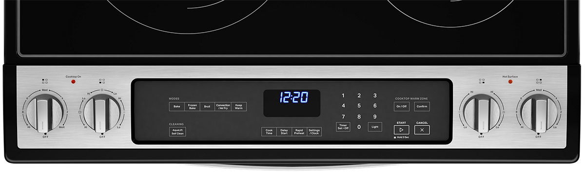 Whirlpool WEE745H0LZ Electric Oven with Air Fryer Abt