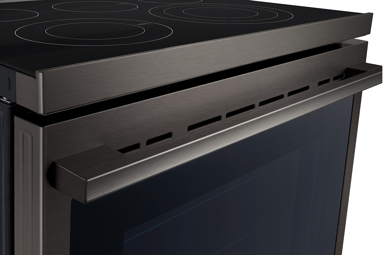 Handle View of LG Electric Range