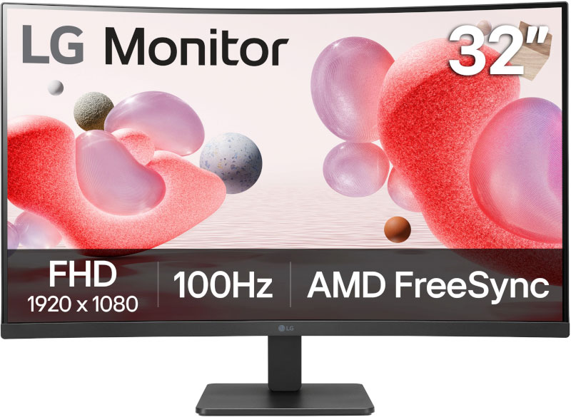 Front View of LG Monitor