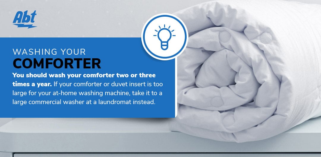 washing your comforter graphic