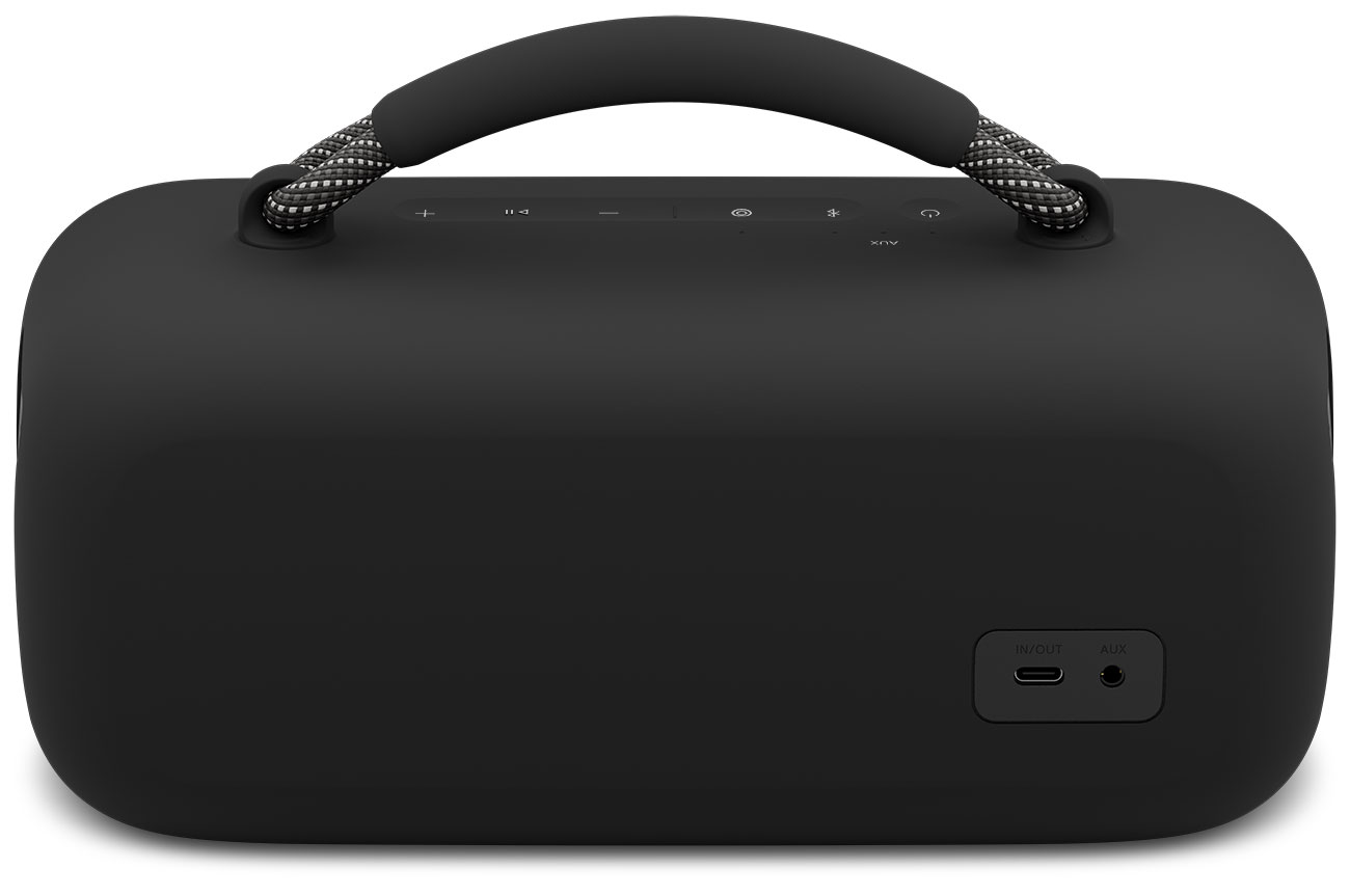 Rear View of Bose Bluetooth Portable Speaker
