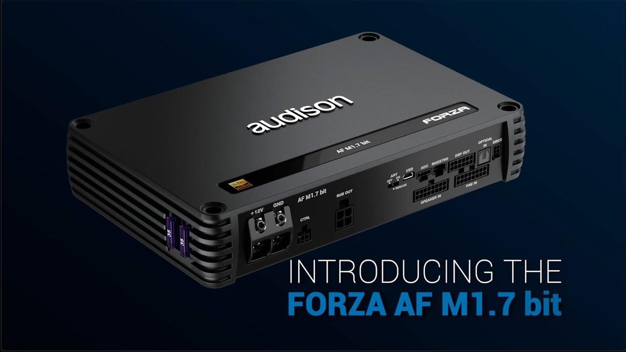 Watch Discover the new Forza AF M1.7 bit subwoofer amplifier with DSP