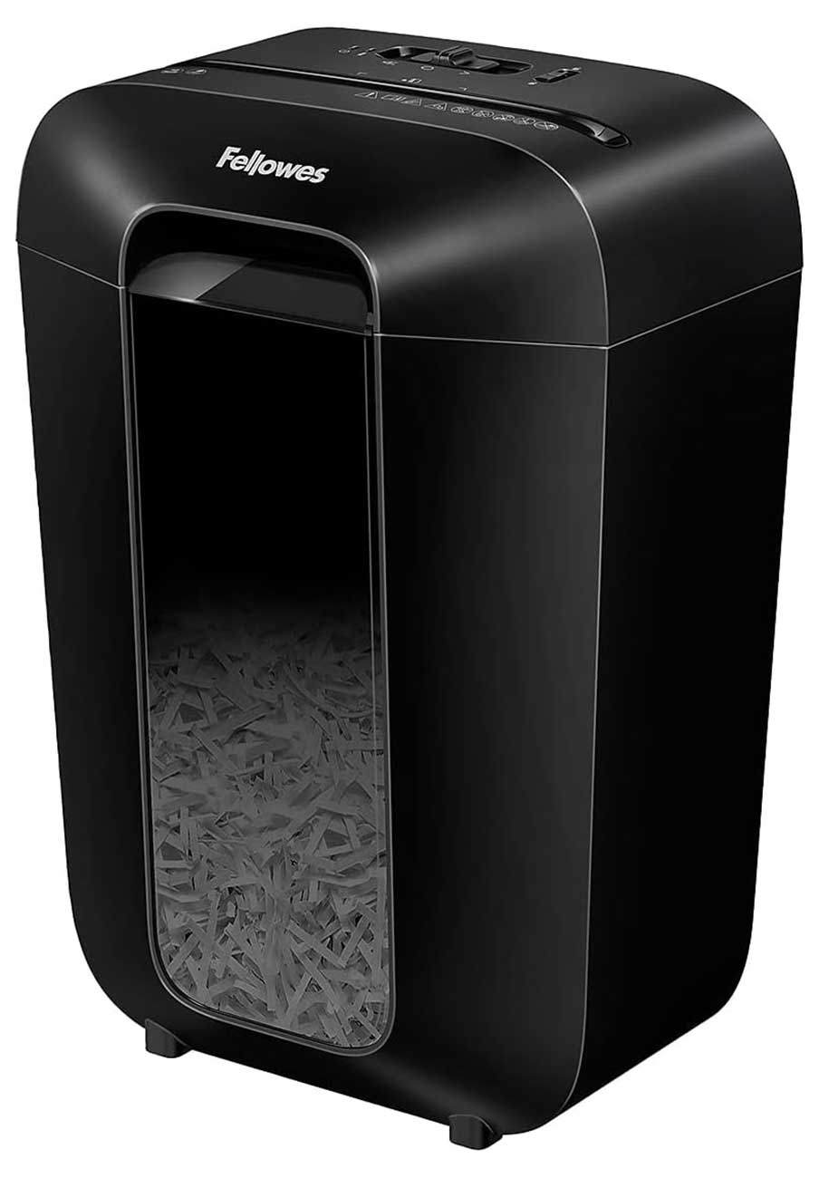 Front Angled view of Paper Shredder