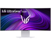 LG UltraGear OLED Computer Monitor 34-Inch WQHD 240Hz 0.03ms Smart with webOS in Silver
