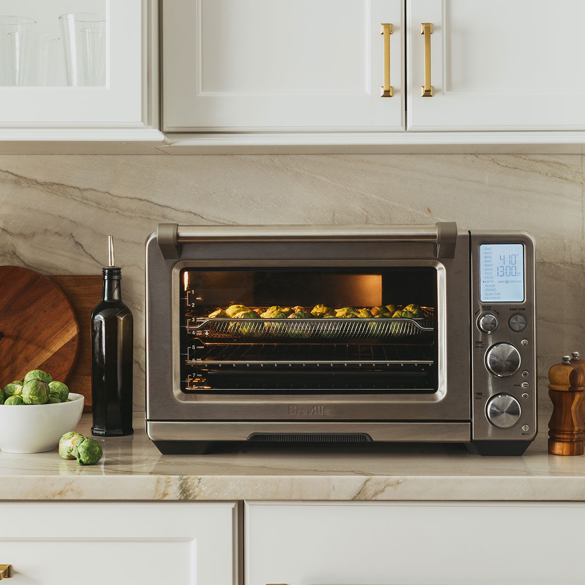 Lifestyle Image of Breville Air Fryer on a kitchen counter