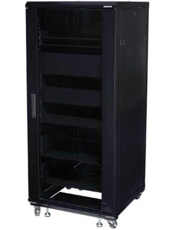 Sanus Audio Component Rack 27U for Home Theaters Black - CFR2127B1