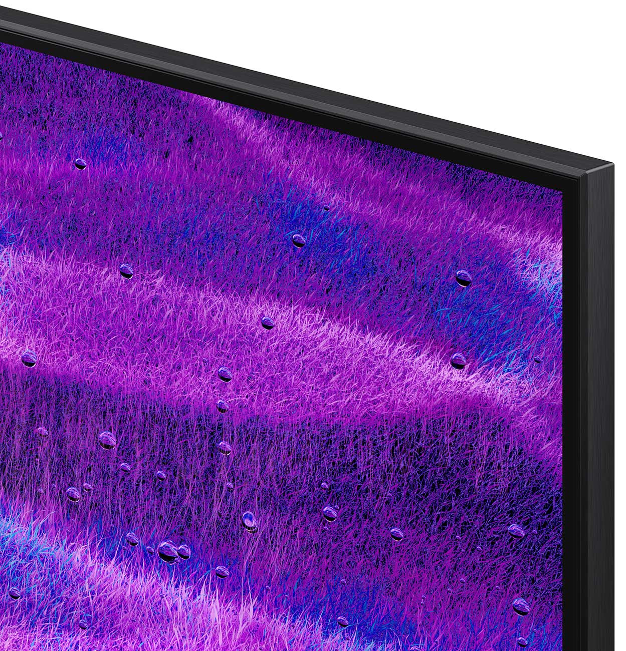 Close Up View Of The TV Bezel