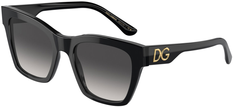 Dolce & Gabbana 0DG4384 Black Frame Gradient Sunglasses  display picture 1