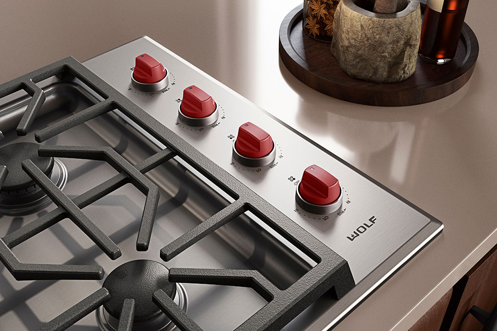 Wolf - CG304P/S - Gas Cooktops